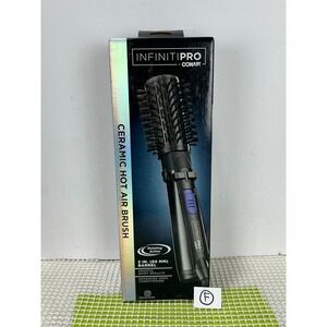 Conair InfinitiPro Ceramic Hot Air Spin Brush 2 Inch Black New Opened Box F